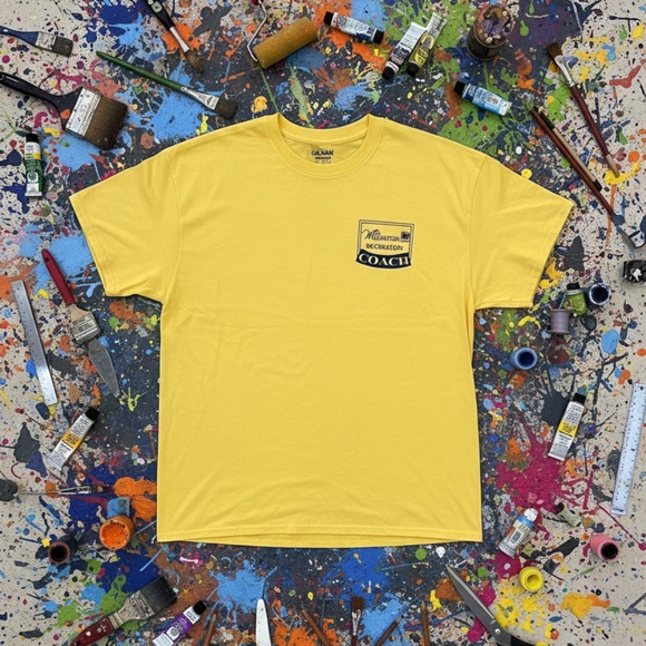 Gildan Wellington Recreation Coach Tee Yellow Regular - Picture 1 of 6